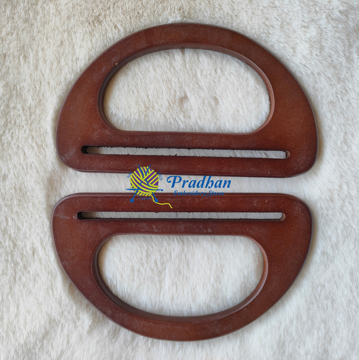 WDH008 Dk Brown D Shape Single Slot