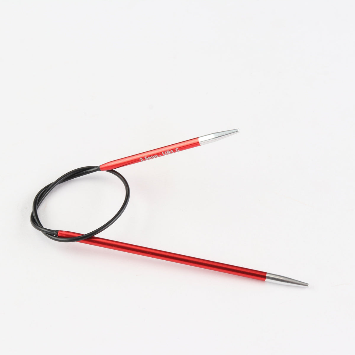 Zing Asymmetrical Fixed Circular Needles - 25cm (10")