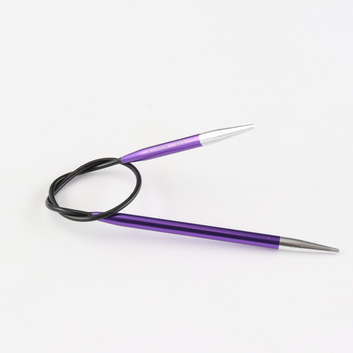 Zing Asymmetrical Fixed Circular Needles - 25cm (10")