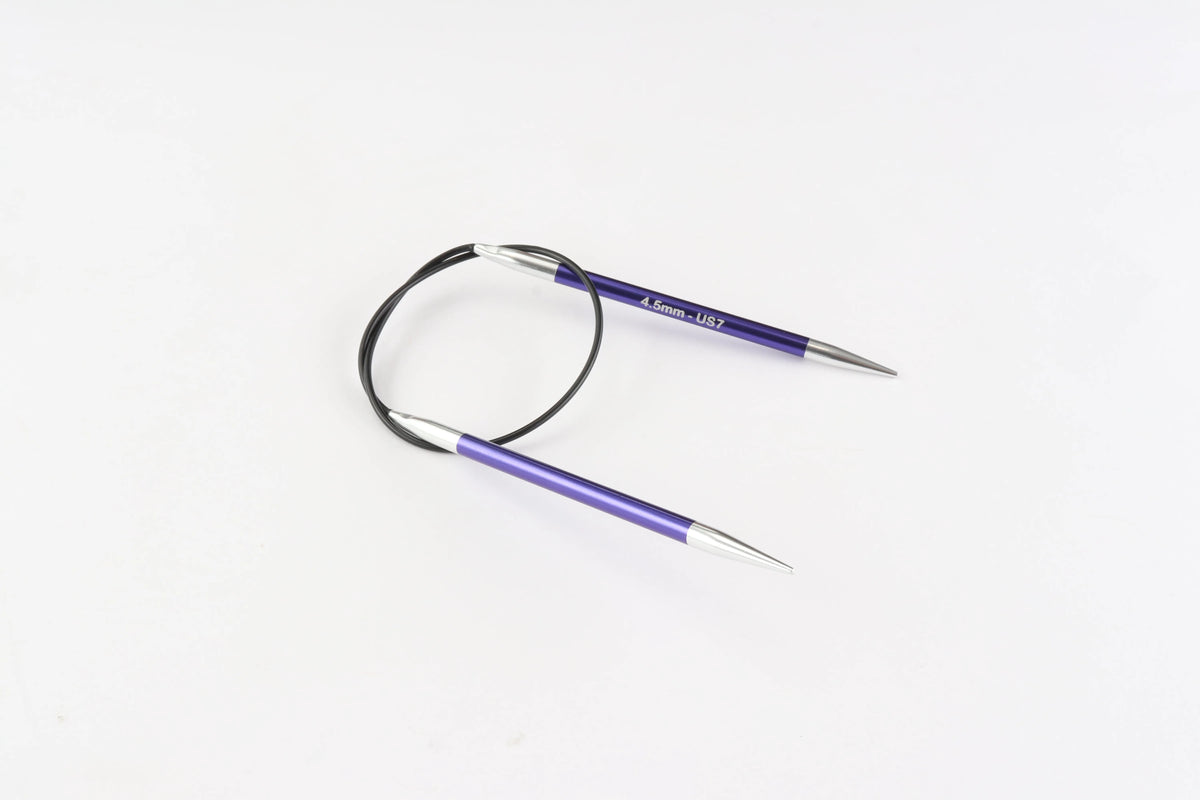 KnitPro Zing Fixed Circular Needles - 22.5cm (9")