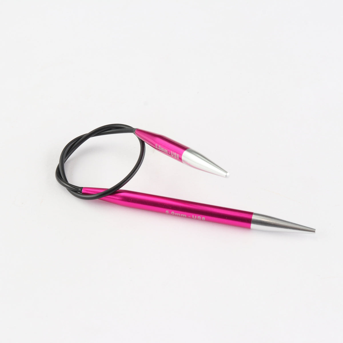 Zing Asymmetrical Fixed Circular Needles - 25cm (10")