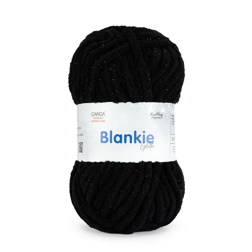 Blankie Glitter BG0018 Jet Black