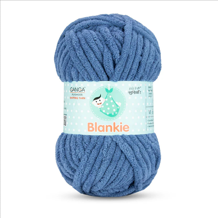 Blankie Solid BLK041 Dusty Blue