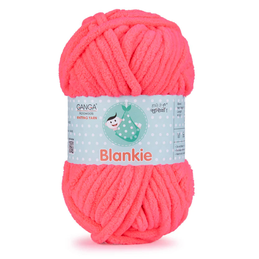 Blankie Solid BLK046 Bright Watermelon
