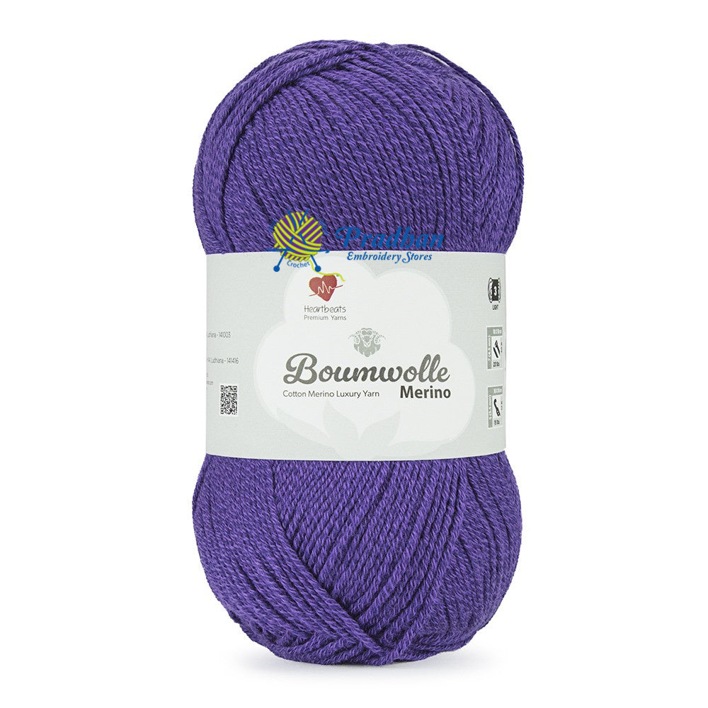 Boumwolle Merino BWM018 Bright Purple