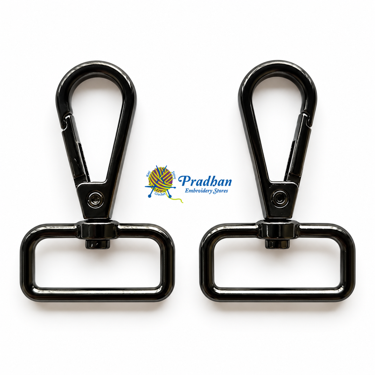 Black Oxidized Lobster Hook (2pc)