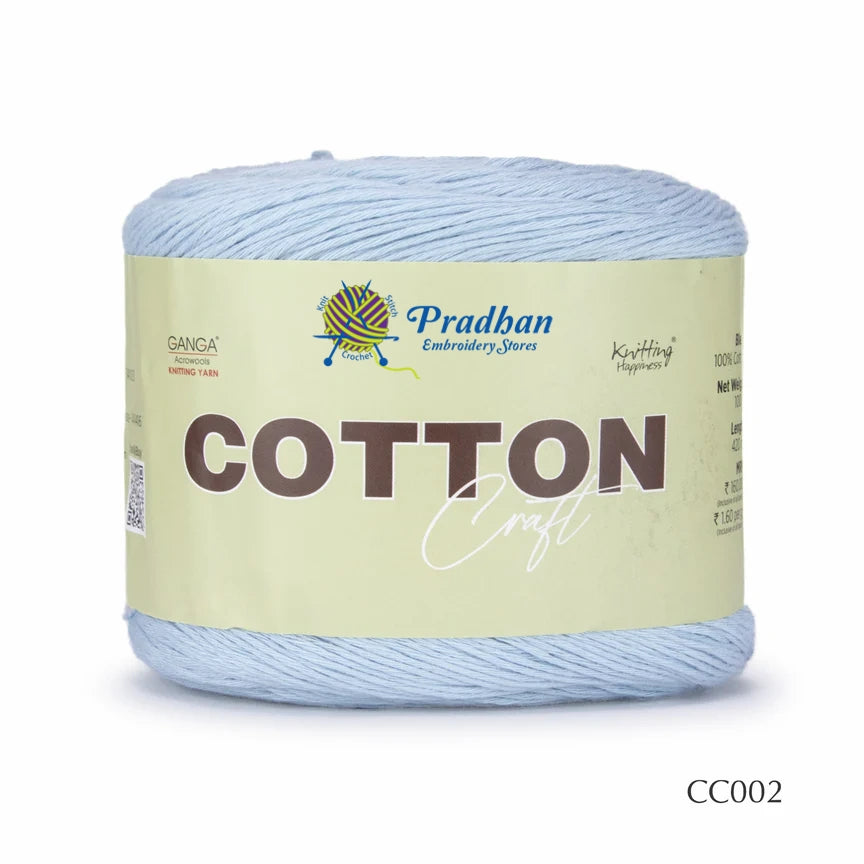 Cotton Craft CC002 - Heather Blue
