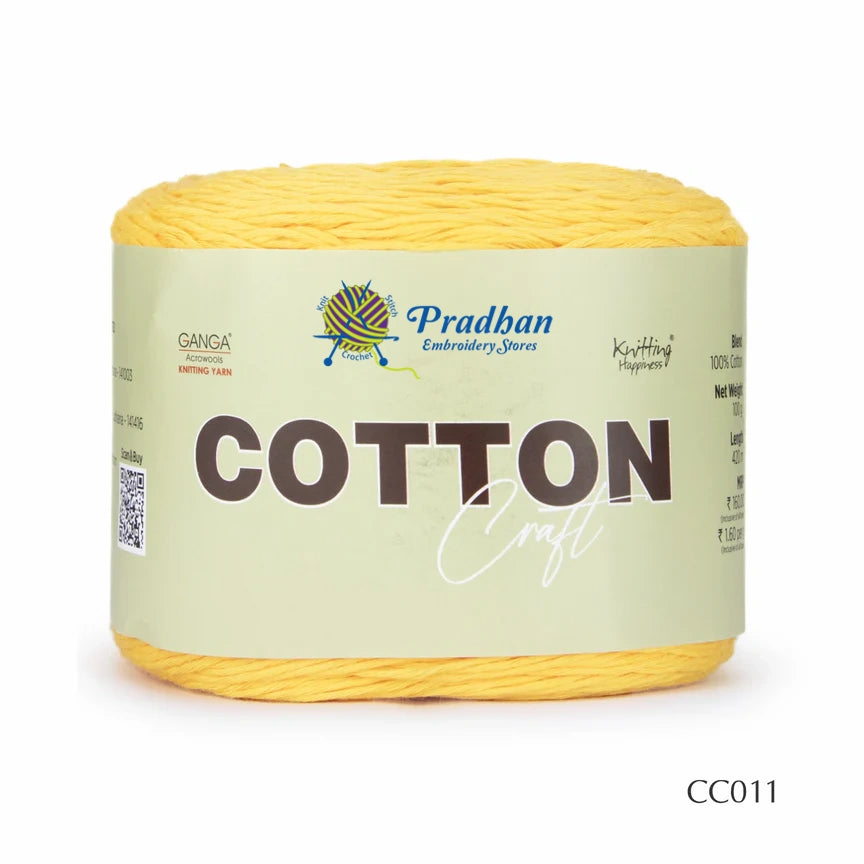 Cotton Craft CC011 - Marigold Yellow
