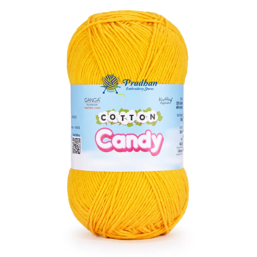 Cotton Candy CCY014 Bright Yellow