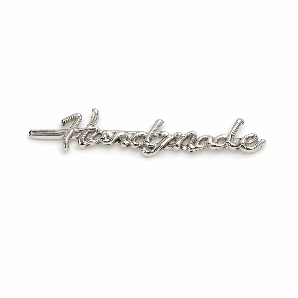 ClipOn Handmade Tag - Silver