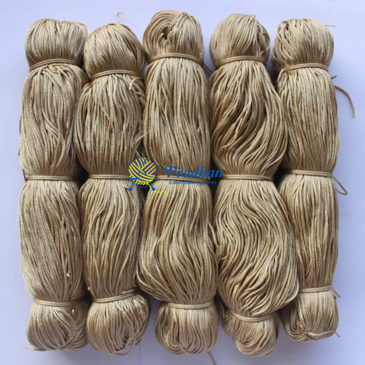 Purse Thread (Hanks) Dark Silver Beige(0.5mm)