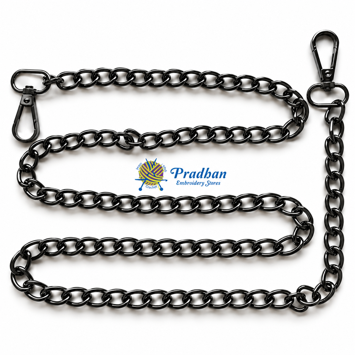 Black Oxidized Chain Pattern 4