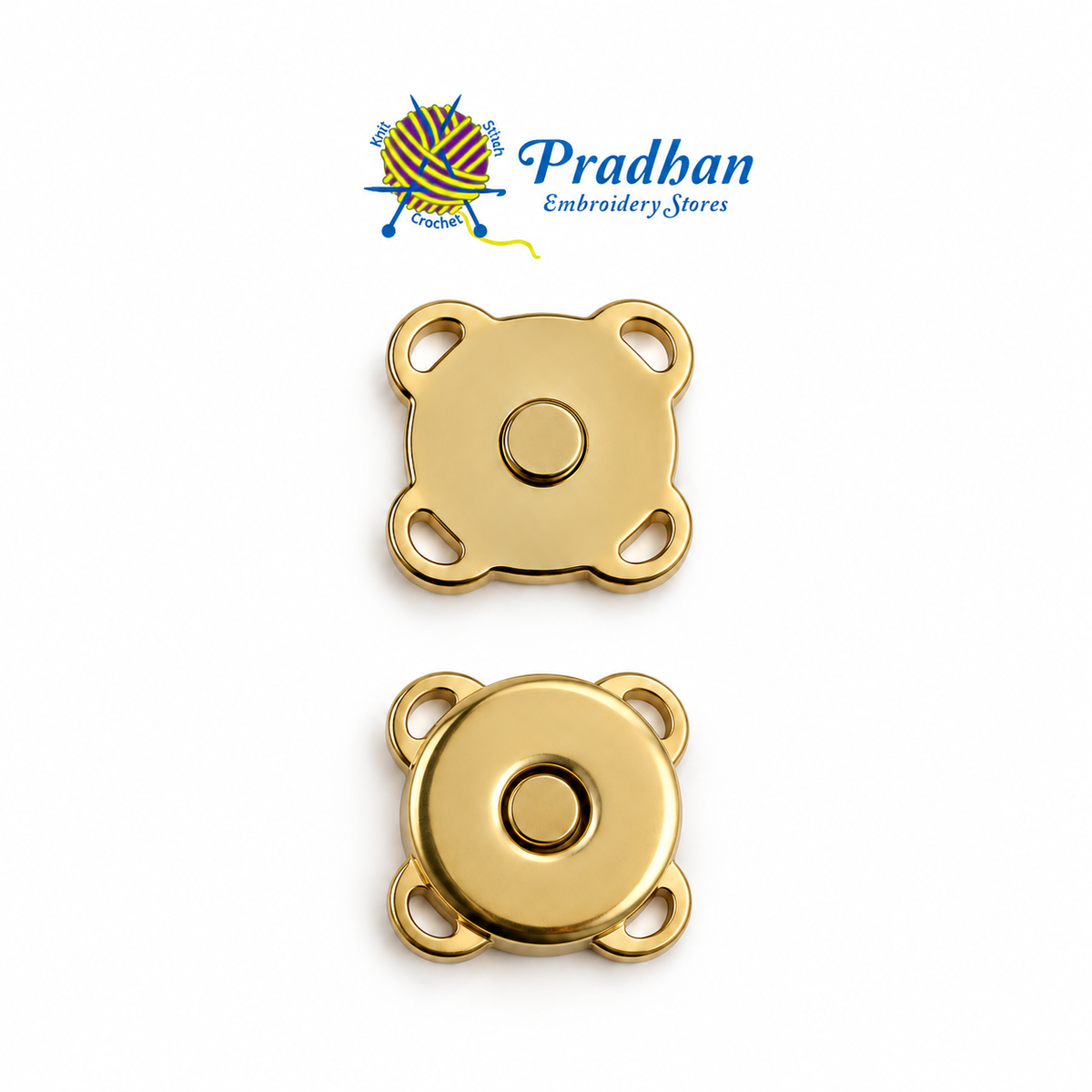 Medium Bag Magnet Gold (Sew - On)