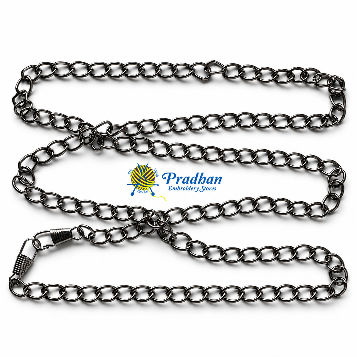 Black Oxidised Chain Pattern 3