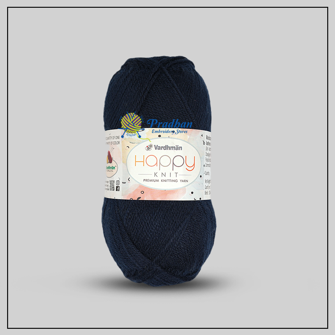 Vardhman Happy Knit HNH011 Dk. Navy Blue