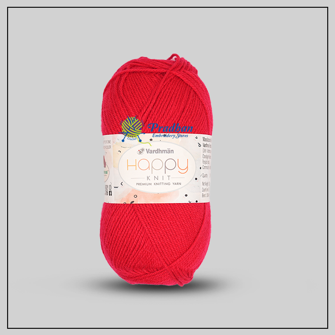 Vardhman Happy Knit HNH014 Red