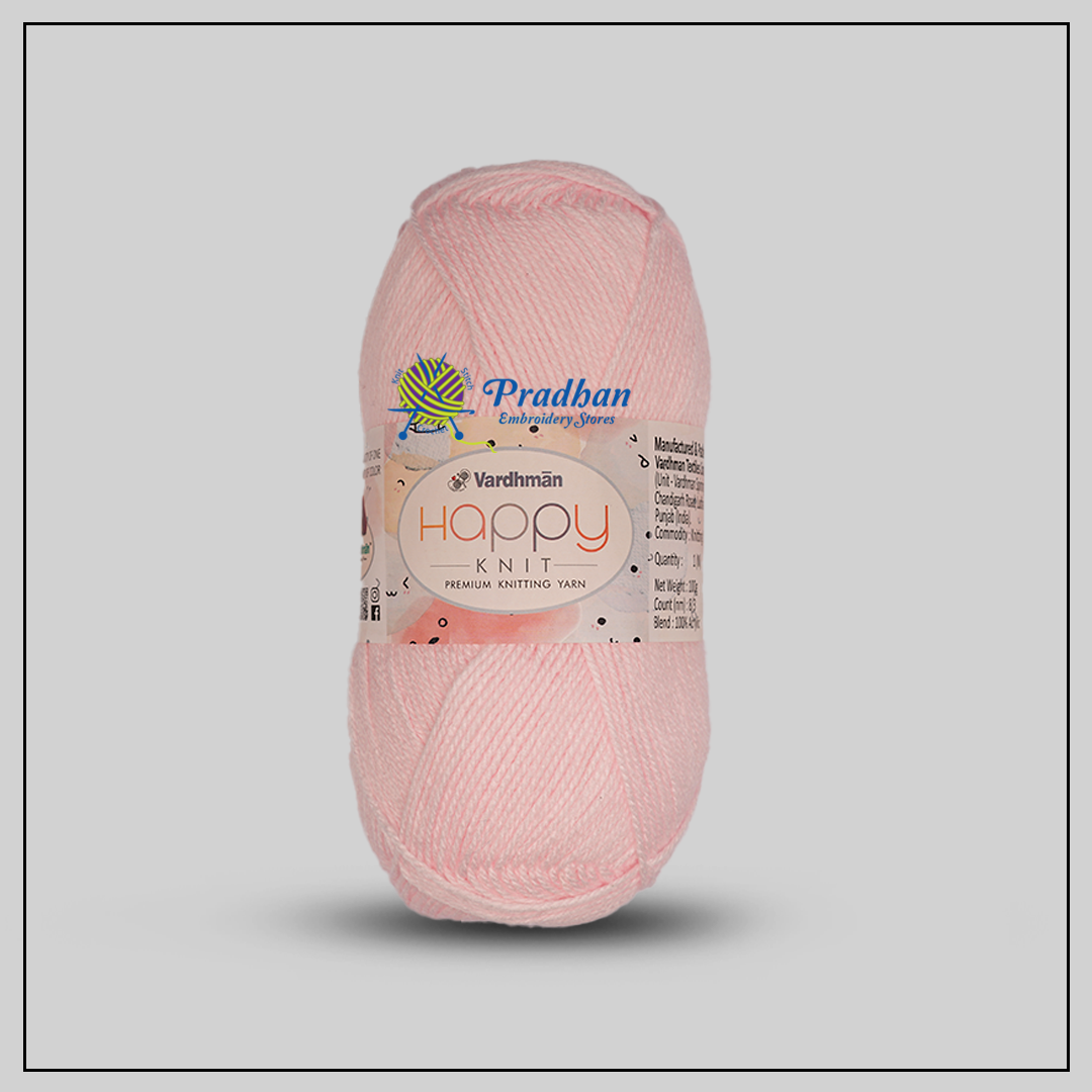 Vardhman Happy Knit HNL004 Baby Pink