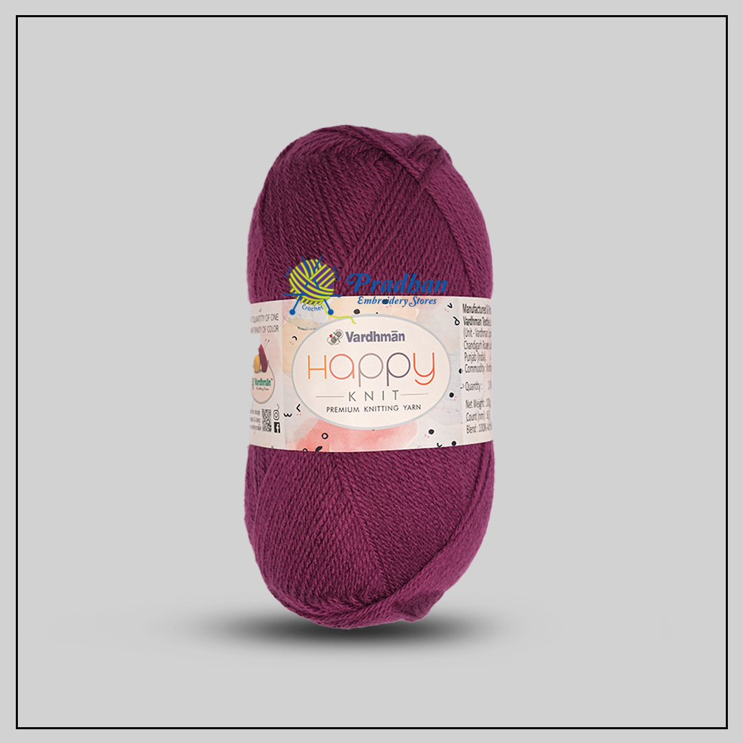 Vardhman Happy Knit HNM012 Plum