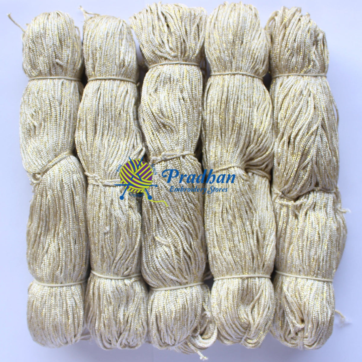 Purse Thread (Hanks) J2 Light Gold Jari(1.0mm)