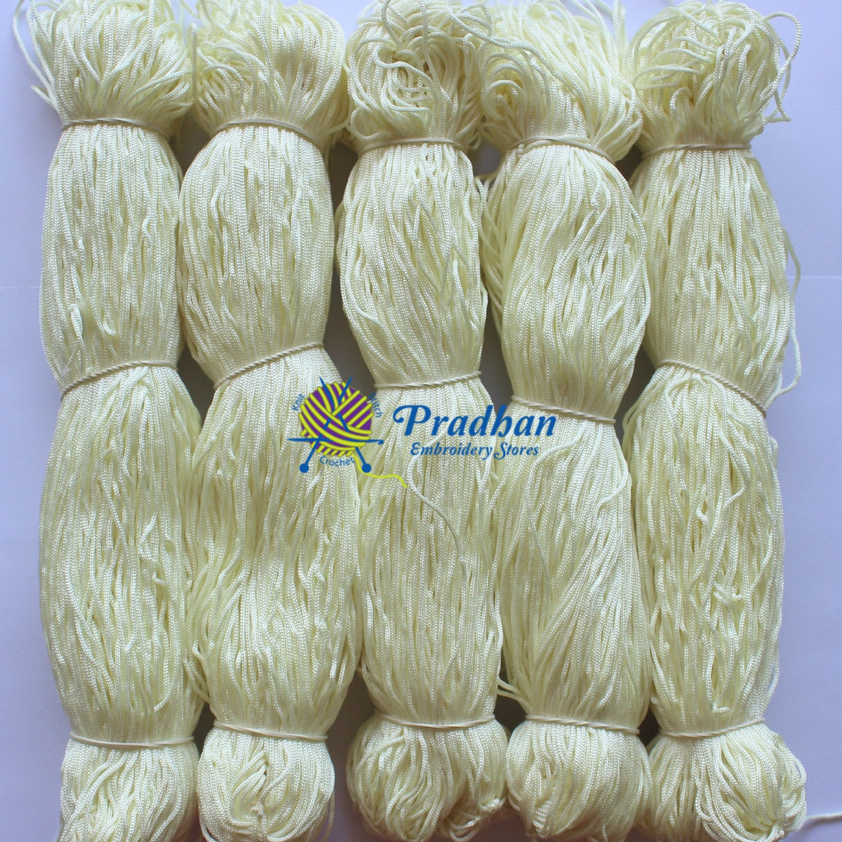 Purse Thread (Hanks) Lt. Lemon Yellow(0.5mm)