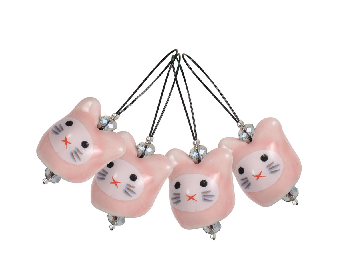 ZOONI Stitch Markers In Playful Beads - Meow