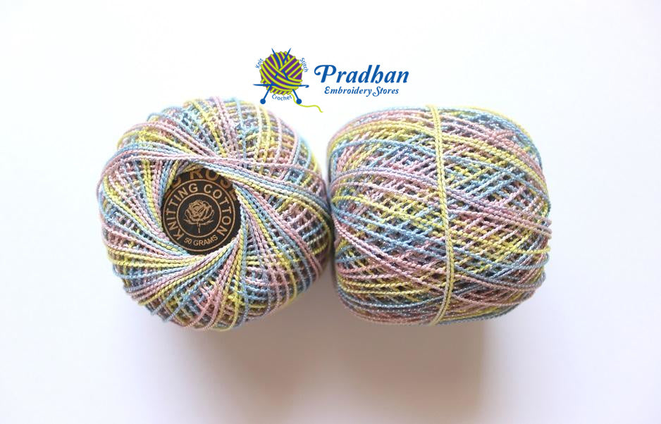 Metallic Knitting Cotton MKC0694 Silver