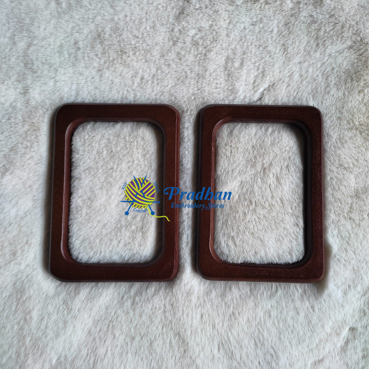 WDH032 NEW Dark Brown Sleek Rectangle