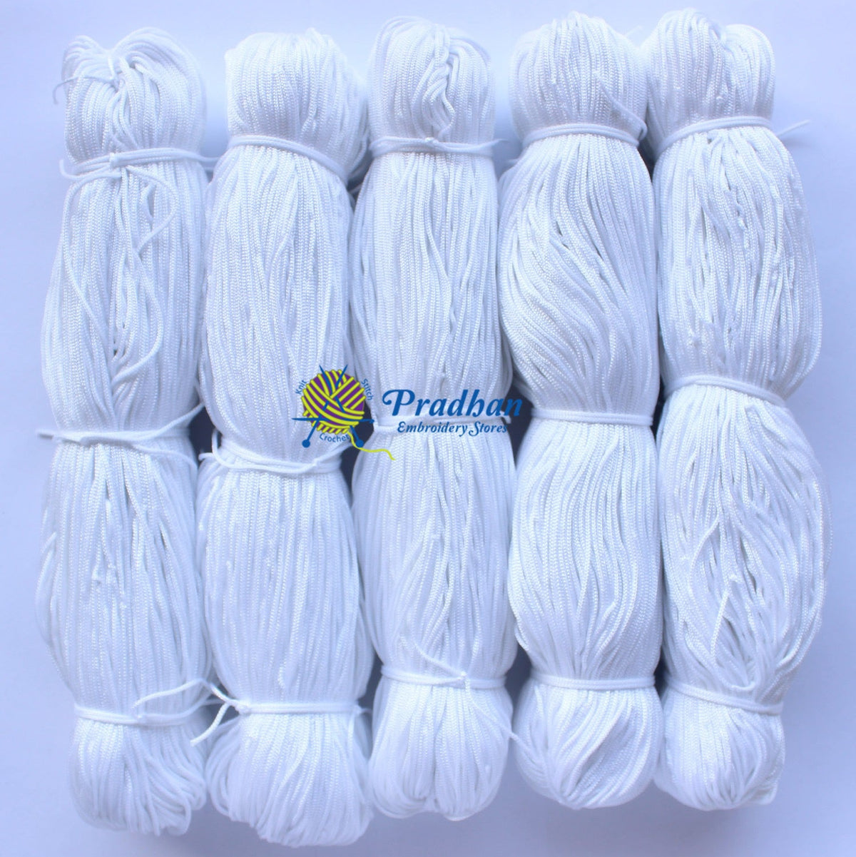 Purse Thread (Hanks) White (0.5mm)