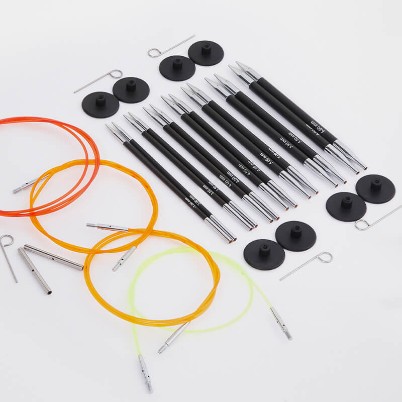 Karbonz Deluxe Interchangeable Circular Needle Set