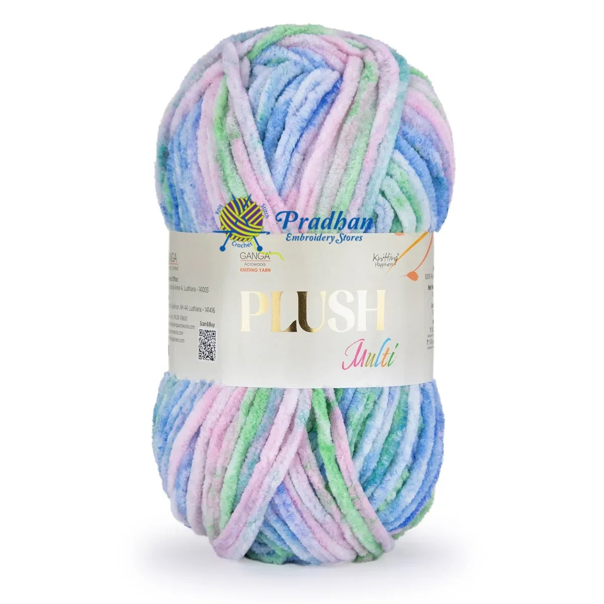 Ganga Plush Multi Chenille Yarn