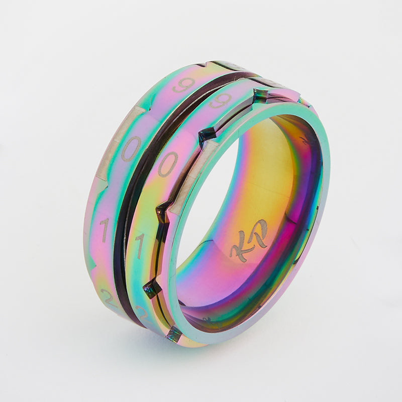 Rainbow Row Counter Rings