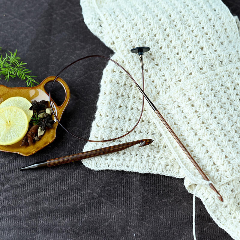 Ginger Afghan/Tunisian Single Ended Crochet Hook