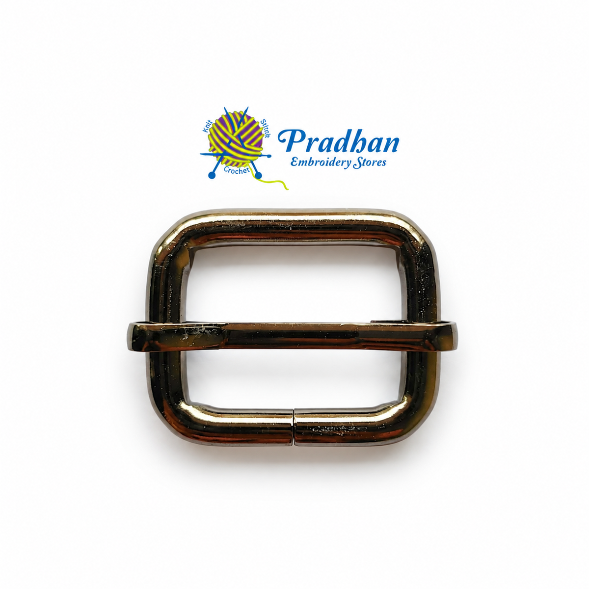 1 Inch Black Oxidized Strap Adjuster