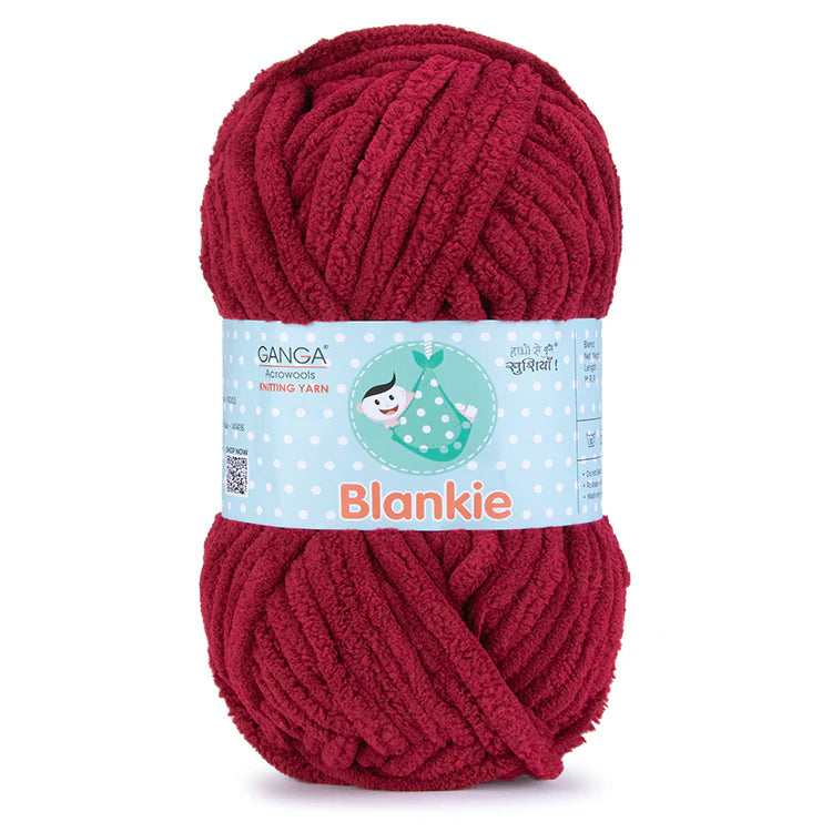 Blankie Solid BLK037 Vivid Burgundy
