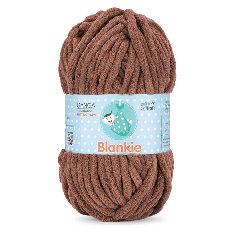 Blankie Solid BLK039 Deep Coffee