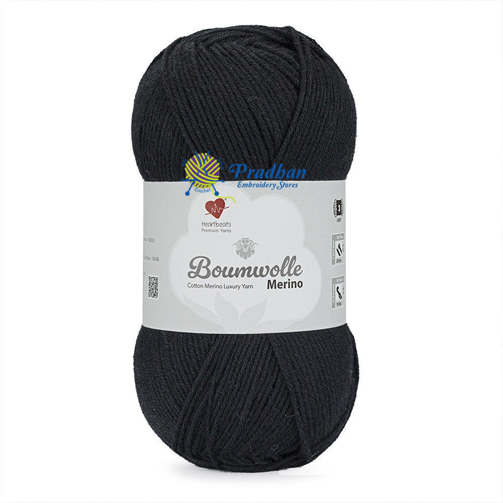 Boumwolle Merino BWM016 Black