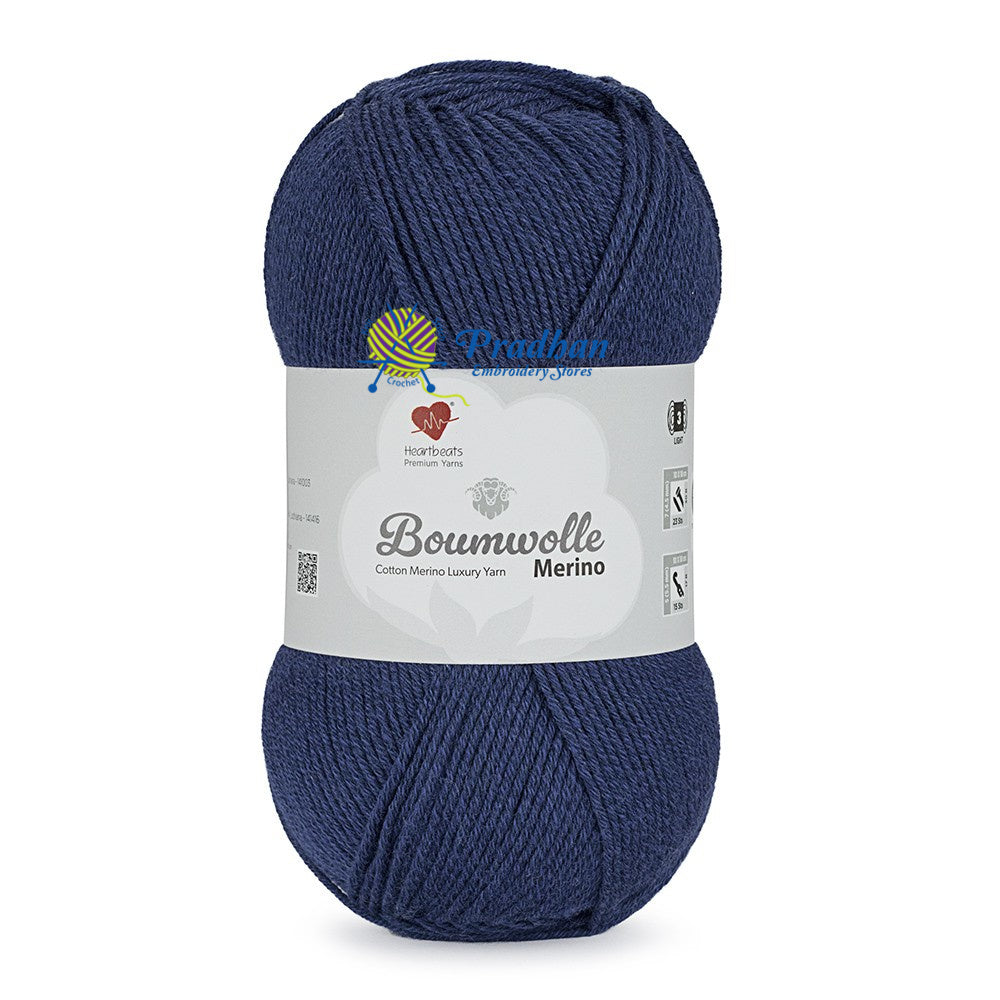 Boumwolle Merino BWM017 Catalina Blue