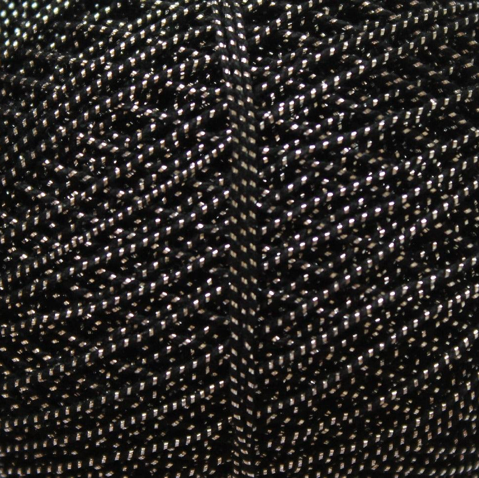 Metallic Knitting Cotton MKCBlack Silver
