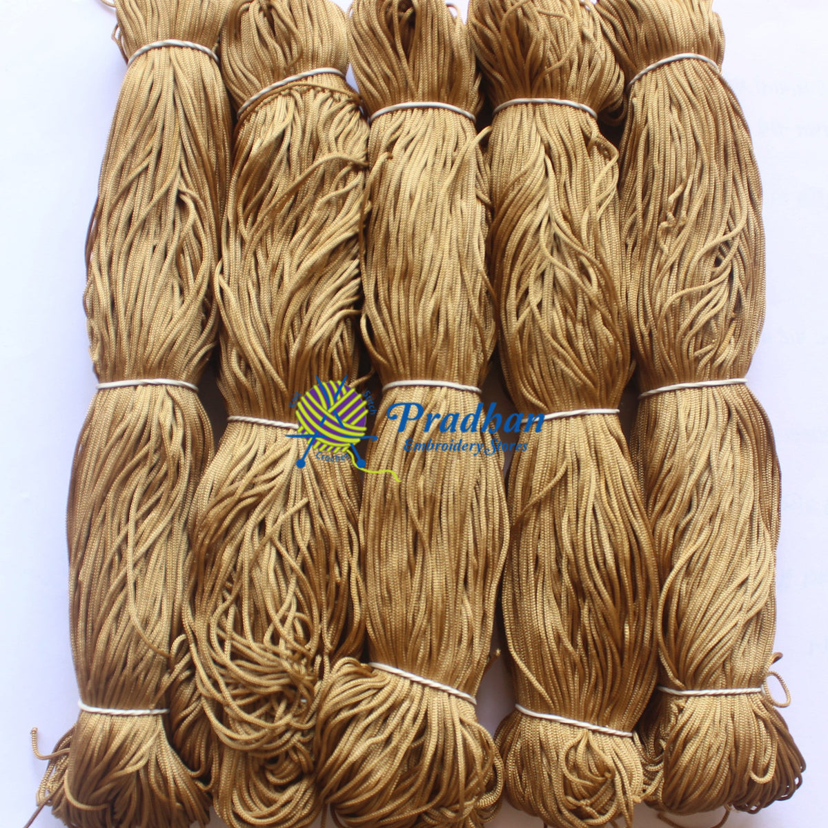 Purse Thread (Hanks) Gold Brown(0.5mm)