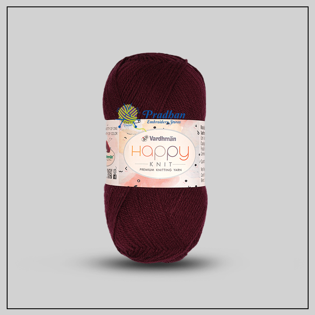 Vardhman Happy Knit HNH013 Maroon