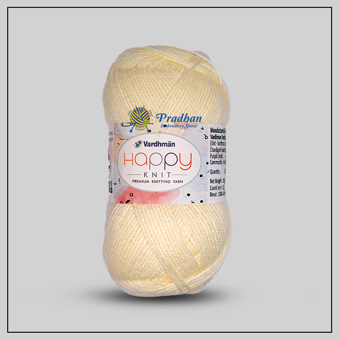 Vardhman Happy Knit HNL002 Light Cream