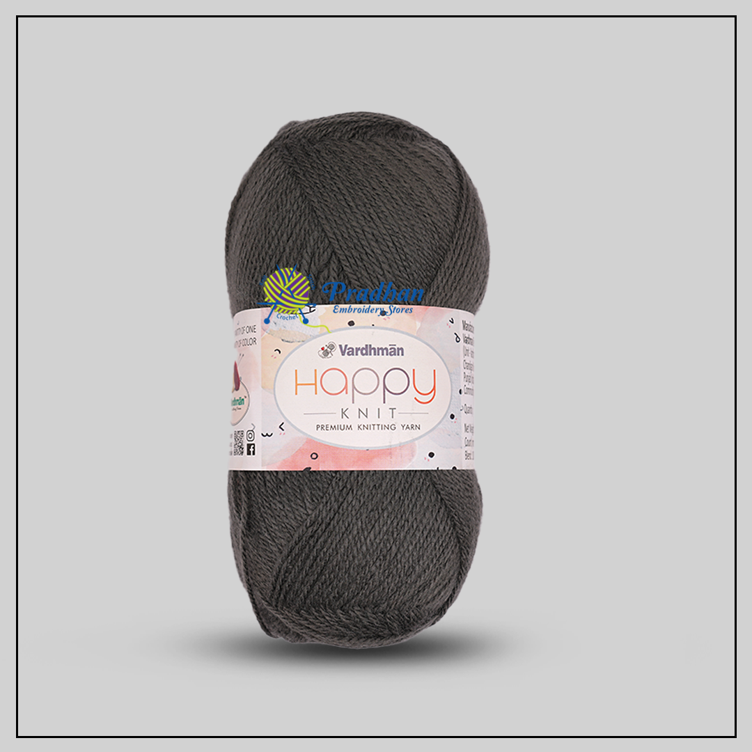 Vardhman Happy Knit HNM018 Dk. Grey