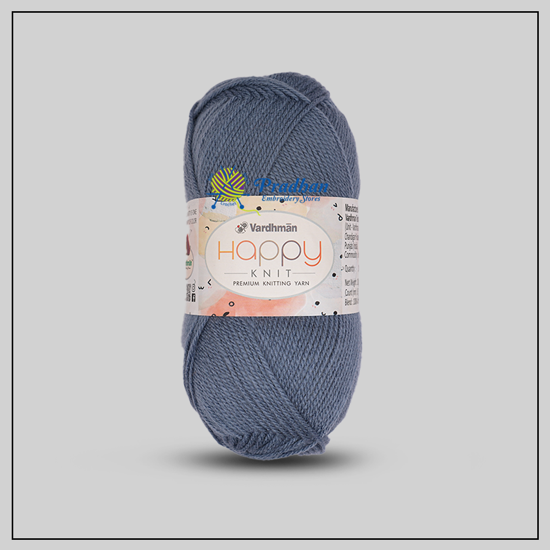 Vardhman Happy Knit HNM027 Bluish Grey