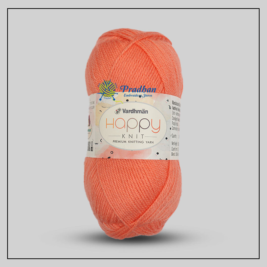 Vardhman Happy Knit HNM028 Peachish Orange