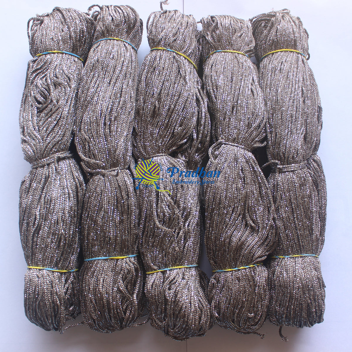 Purse Thread (Hanks) J17 Lt. Coffee Silver Jari(1.0mm)