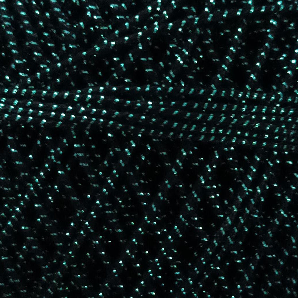 Metallic Knitting Cotton MKC0505 Black Green