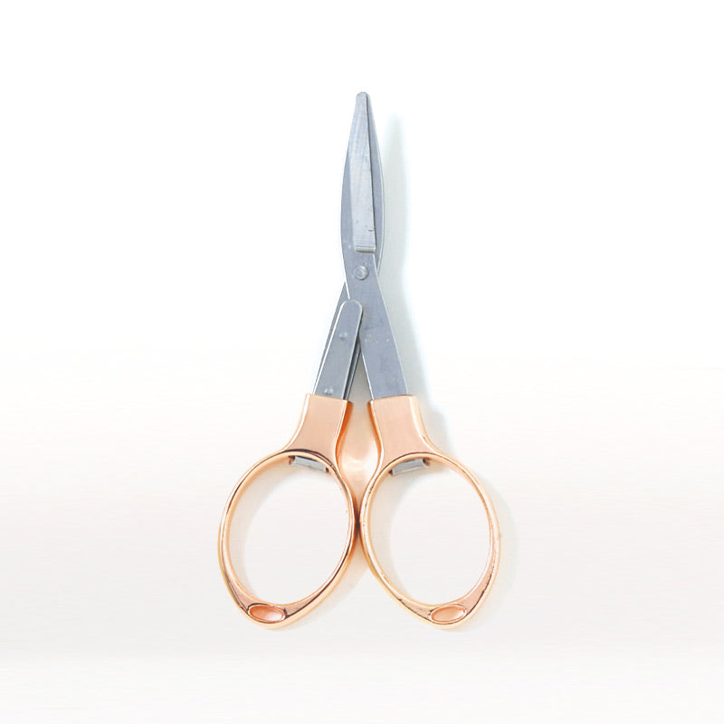 Rose Gold Folding Scissors