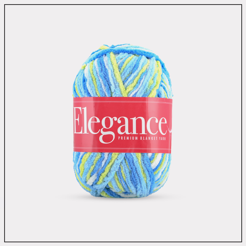 Elegance EGD014 Flourescent Green/Blues Multi