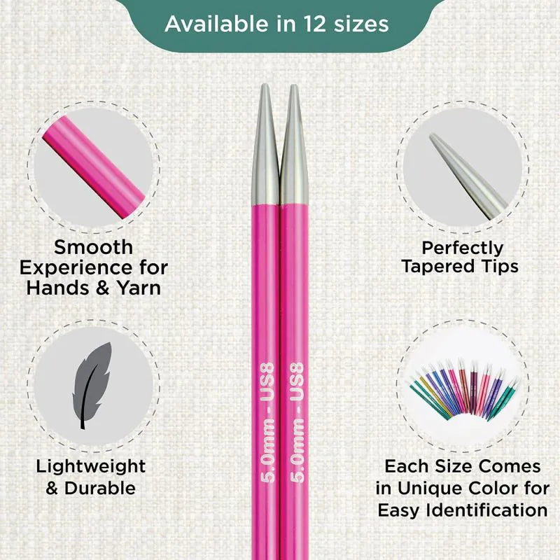Zing Interchangeable Circular Needles - Normal ICs 13cm(5")