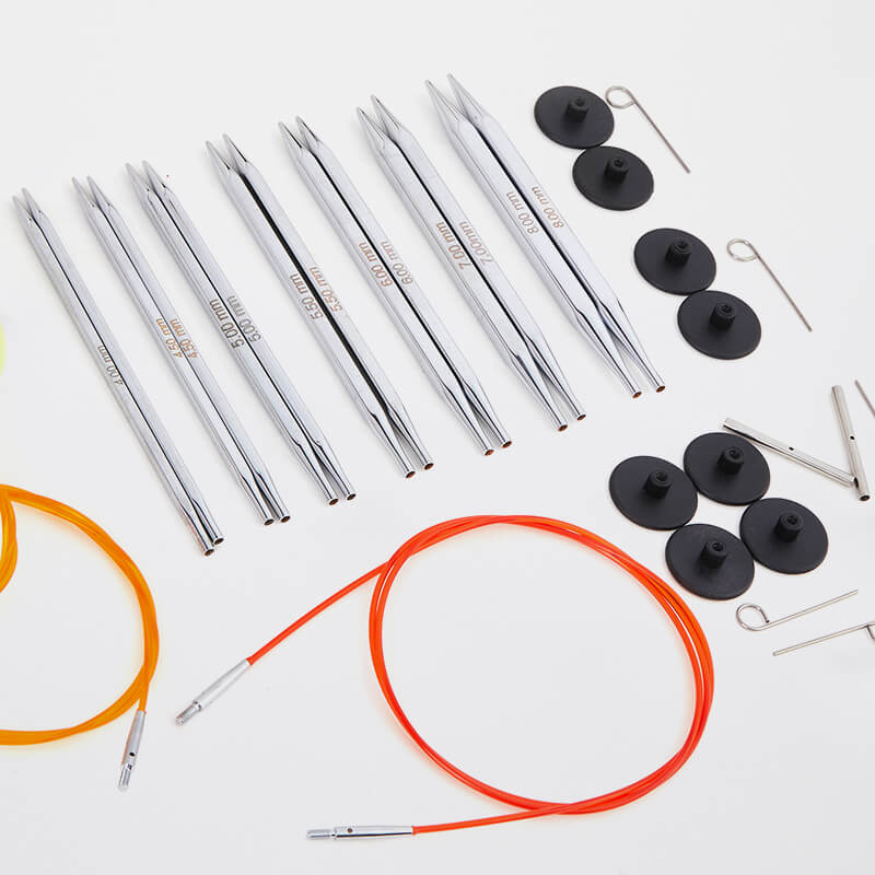 Nova Cubics Deluxe Interchangeable Circular Needle Set
